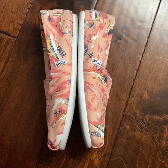 Toms - Coral Palm Tree Print - Picture 3 of 6